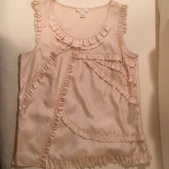 J. Crew Tops - JCrew Silk Top with Ruffles